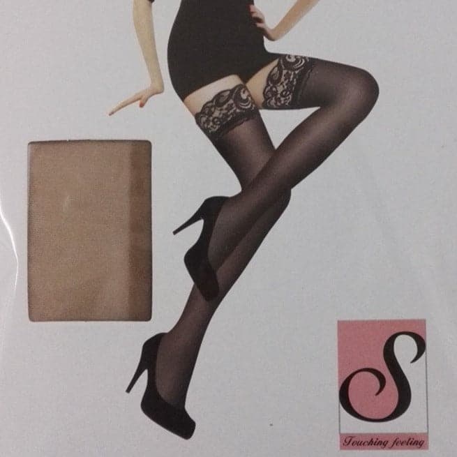 Sultry Black Lace Thigh High Stockings - Perfect for Fall & Holiday Glam