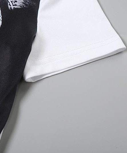 Halloween Ready! Edgy Corset Lace-Up Illusion Print Zip-Up Jumpsuit - Y2K Grunge Bodycon