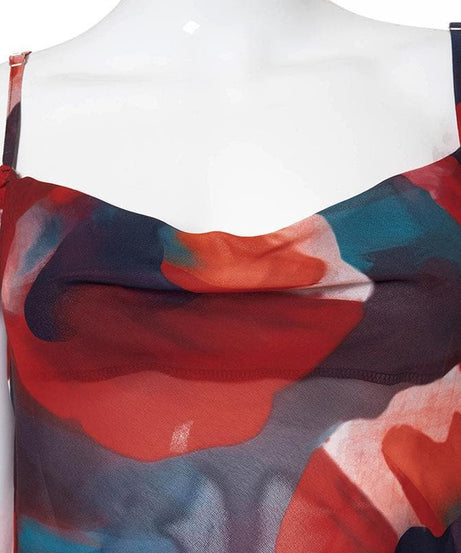 The 'Obsidian Poppy' Sheer Maxi Dress - Off-Shoulder Glamour for Fall & Holiday Events