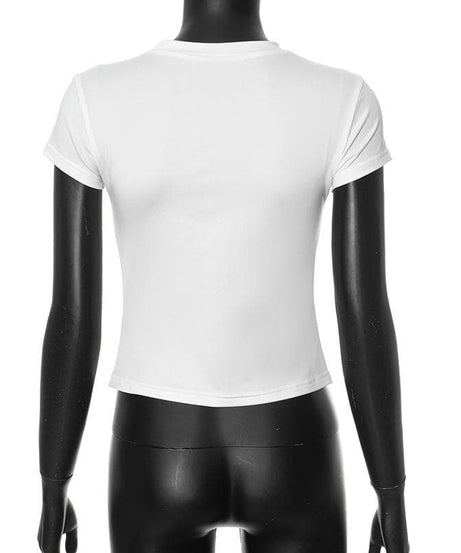 Vibrant Red Poppy Floral Tee | Women's Soft & Stretchy Short Sleeve Top for Fall Style