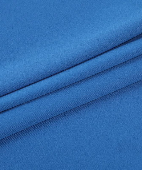 Royal Blue Obsession: Mesh & Lace Cutout Mini Skirt Set - Fall Night Out