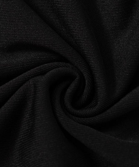 Sultry Black Cut-Out Mini Dress - Bowknot Strapless Bodycon for Fall Parties & Nights Out