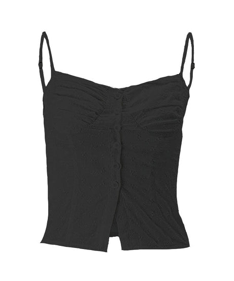 Chic White Embroidered Cami Top - Effortless Fall Layering & Transitional Style