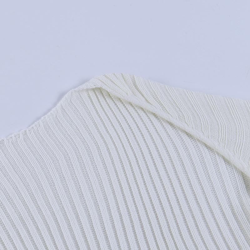 Effortless Fall Chic: Women's Camel Ribbed Knit Cropped Shrug Top