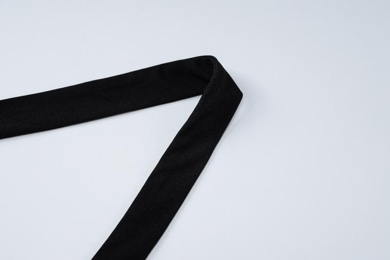 Sleek & Sophisticated Black Halter Midi Bodycon Dress | Your Go-To for Fall & Holiday Parties