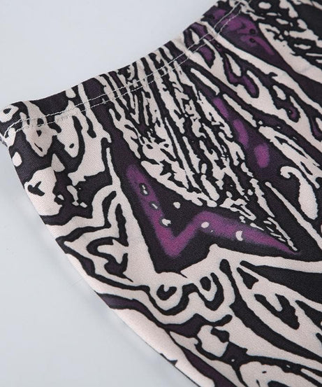 Fall Whisper High-Rise Maxi Skirt - Elegant Abstract Paisley Print