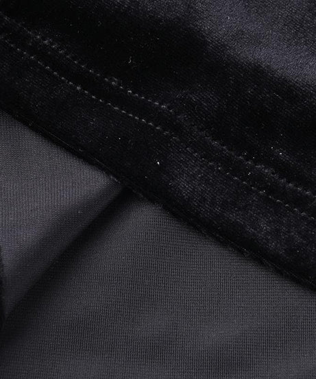 Midnight Enchantress Velvet & Lace Crop Top | High Neck Bell Sleeve Blouse for Fall & Halloween