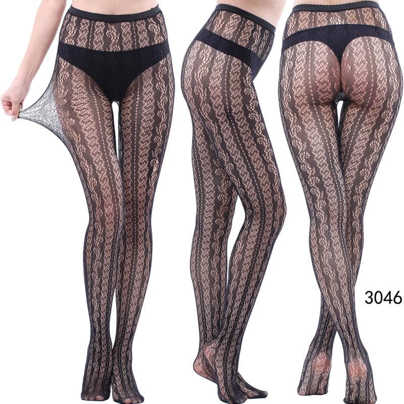 Fall & Holiday Glam: High-Waist Patterned & Fishnet Tights Collection - 12 Chic Styles