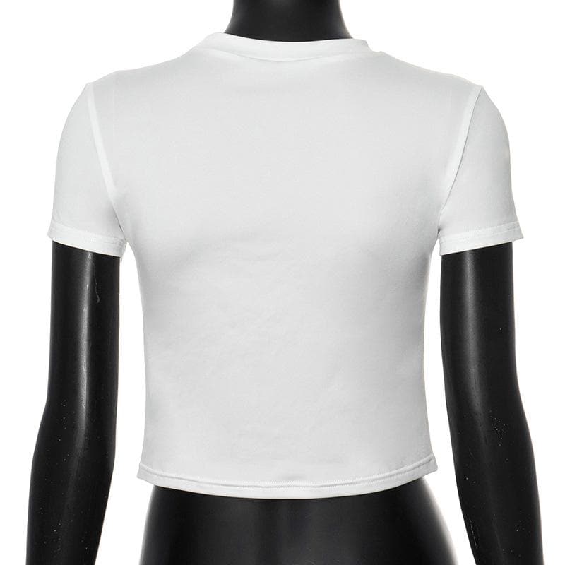 Y2K Adorable Poodle Crop Top with Pink Bow Detail – Cozy & Trendy Fall Fashion Tee