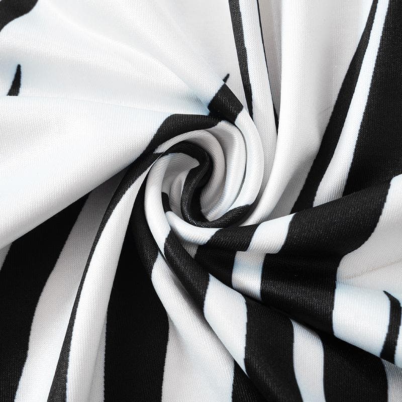 Fall Glam: Zebra Print Two-Piece Maxi Skirt Set with Mythical Graphic Crop Top - Statement Co-ord for Women