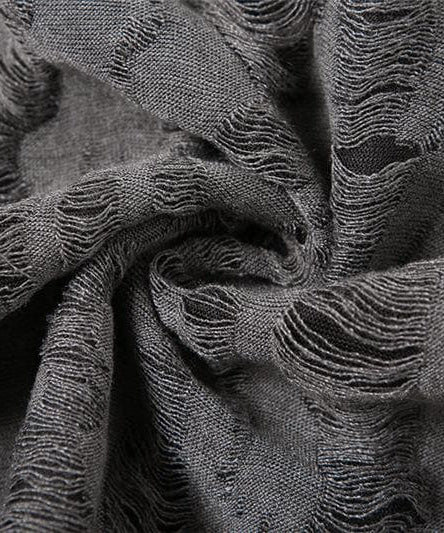 Edgy Distressed Hooded Crop Top & Arm Warmer Set - Grunge Y2K Fall Fashion