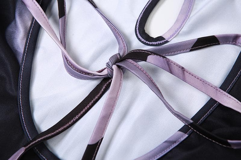 Midnight Bloom Ruffle Maxi Dress | Keyhole, Slit & Backless for Fall & Holiday Glamour