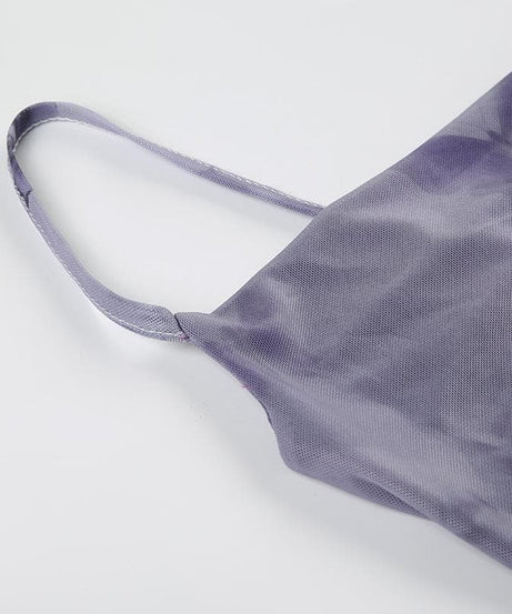 Trendy Butterfly Mesh Ruched Mini Dress - Your Fall Night Out Staple