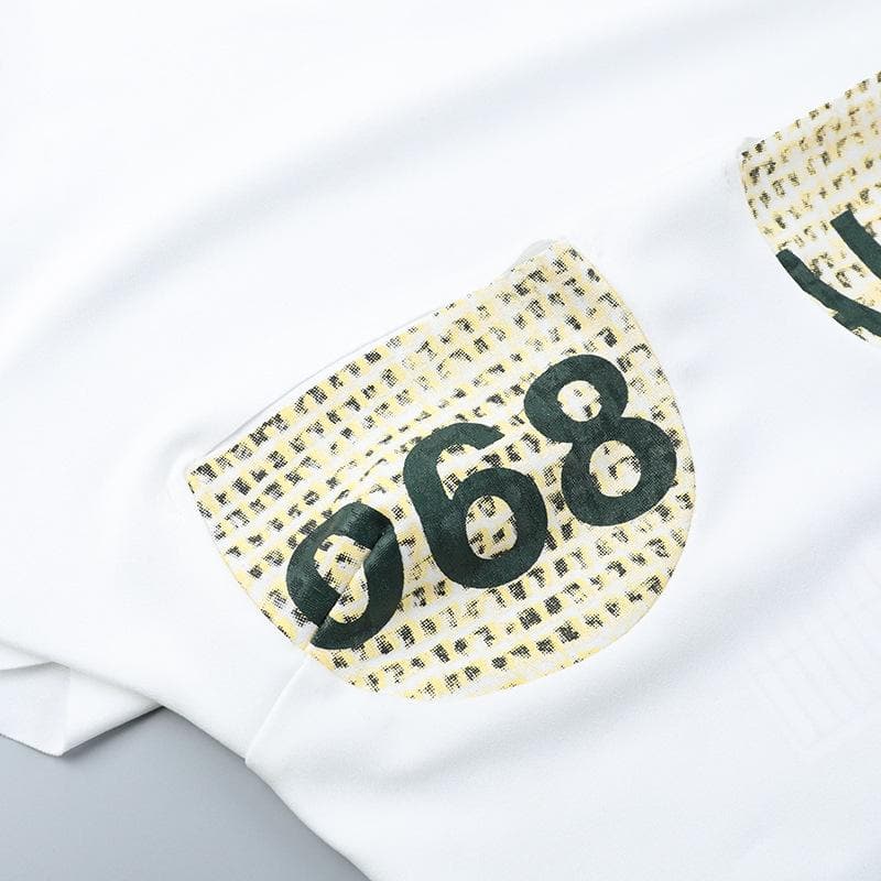 Edgy '68 AUC' Cut-Out Mock Neck Crop Top – Your Bold Fall Statement Piece