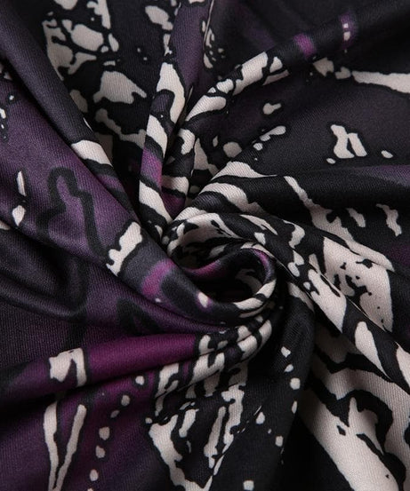 Fall Whisper High-Rise Maxi Skirt - Elegant Abstract Paisley Print