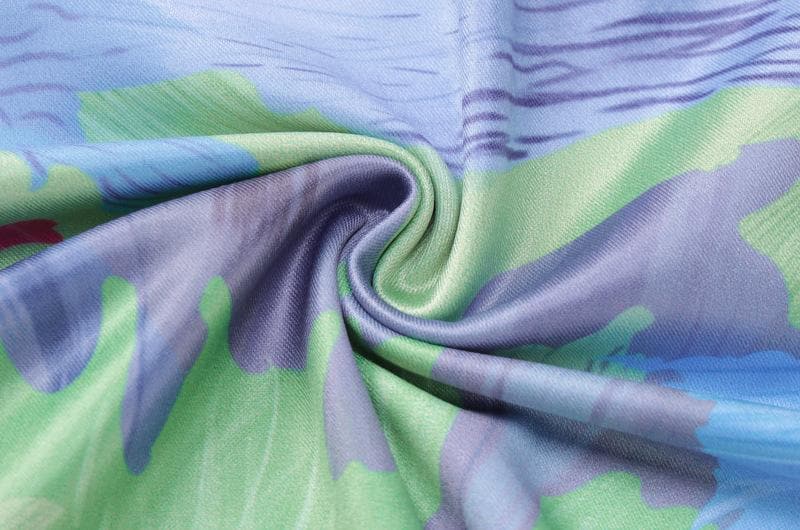 Show-Stopping Feather-Cuff Mini Dress | Vibrant Abstract Print Bodycon for Fall Parties & Holiday Fun