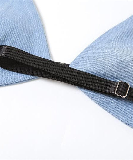 Black Mesh Long Sleeve Crop Top with Built-In Fingerless Gloves | Edgy Fall & Halloween Style