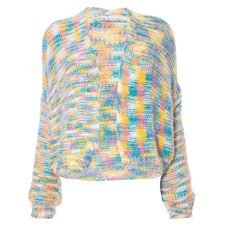 Happy Hues Rainbow Confetti Knit Cardigan – Your Cozy Fall Layering Essential