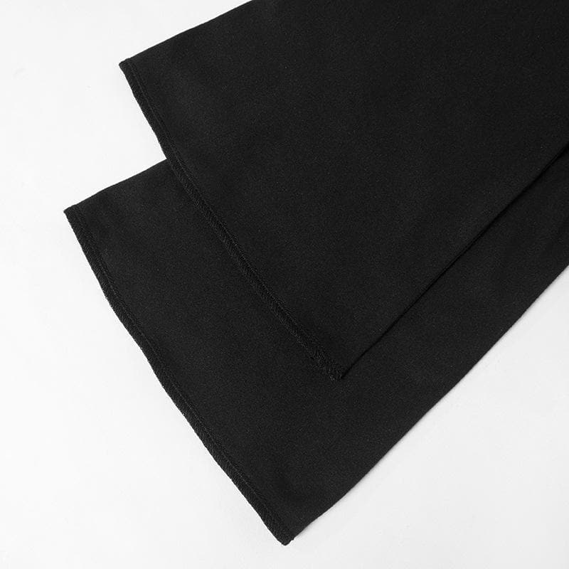 Chic Fall Flair: 2-Way Off-Shoulder Bell Sleeve Hooded Top