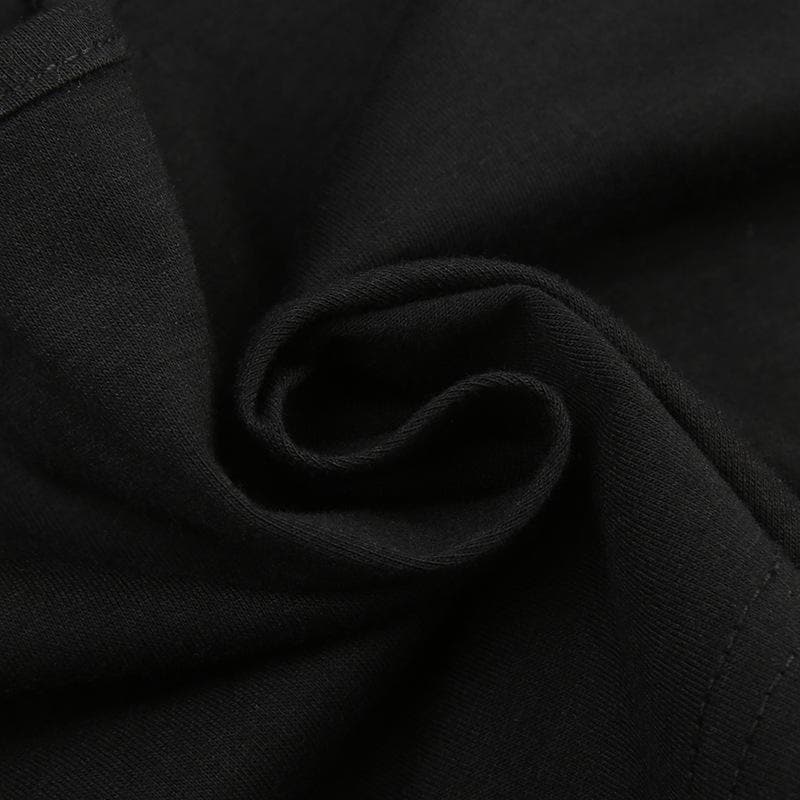 Edgy Y2K Backless Graphic Cami Top - Square Neck Crop for Fall