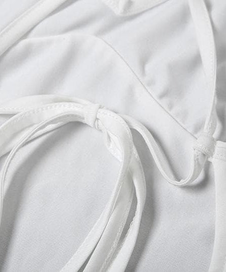 Elegant White Rose Applique Maxi Slip Dress - Perfect for Holiday Soirees & Bridal Moments