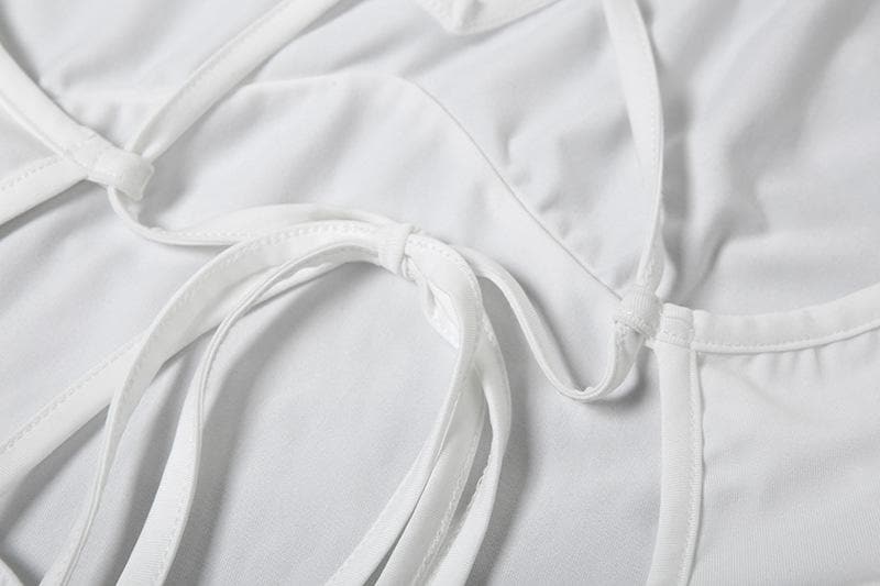 Elegant White Rose Applique Maxi Slip Dress - Perfect for Holiday Soirees & Bridal Moments