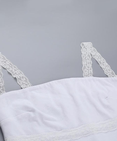 Chic Backless Lace Trim Cami Top - Your Perfect Fall Layering & Statement Piece