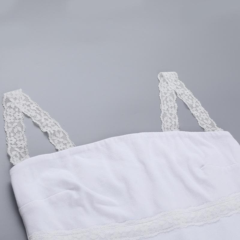 Chic Backless Lace Trim Cami Top - Your Perfect Fall Layering & Statement Piece