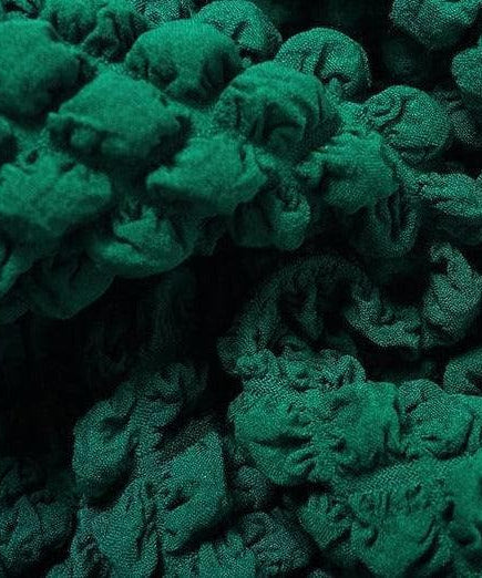 Cozy Chic Black Popcorn Texture Open Back Mini Dress - Fall & Holiday Ready