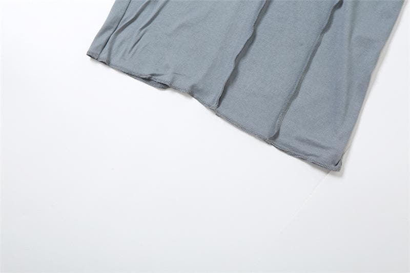 Chic Comfort: Sculptural Seam Hooded Maxi Dress - Fall Bodycon Essential