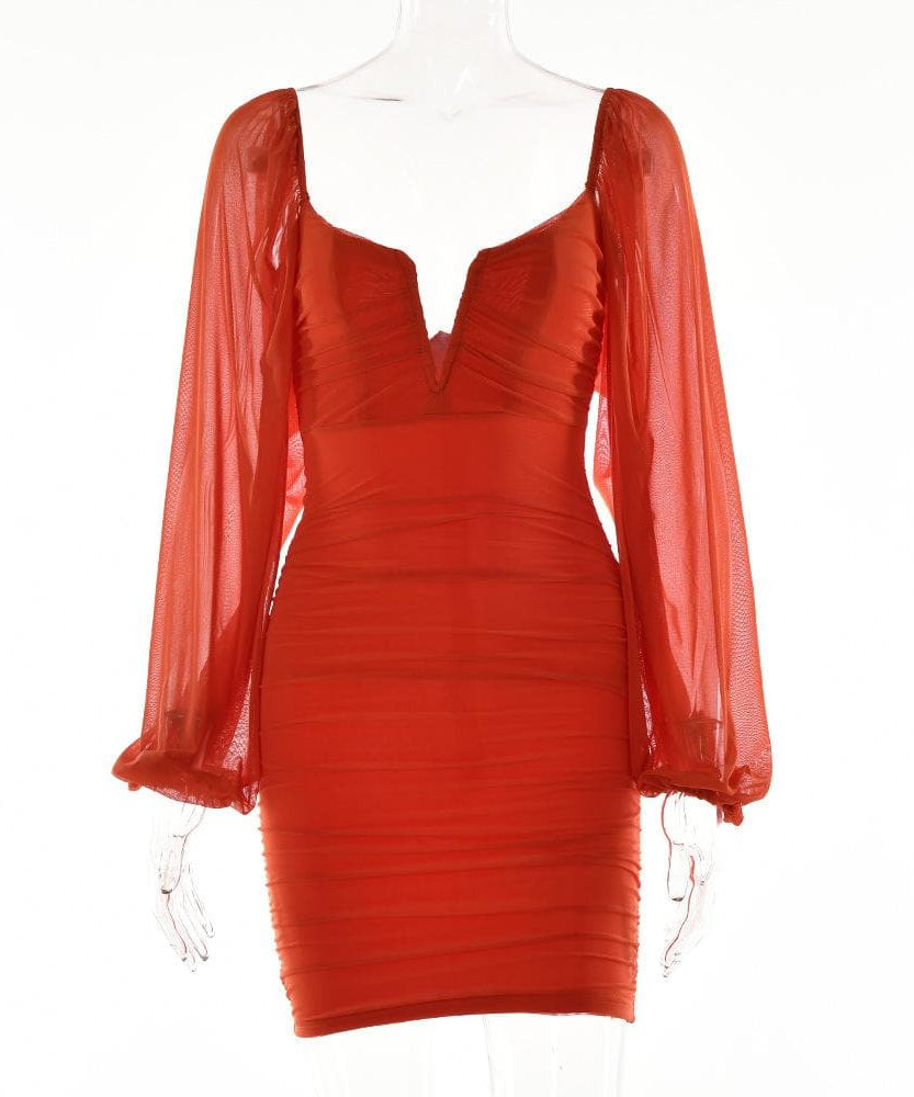 Stunning Mauve Off-Shoulder Ruched Mini Dress - Your Fall Party & Holiday Glam Go-To!