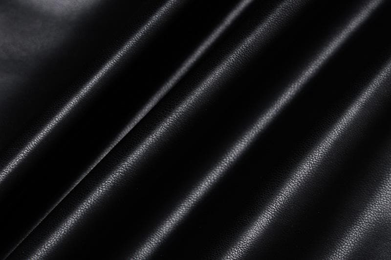 Slay the Night: Faux Leather Corset & Slit Mini Skirt Set with Sheer Mesh Gloves – Halloween & Fall Party Ready