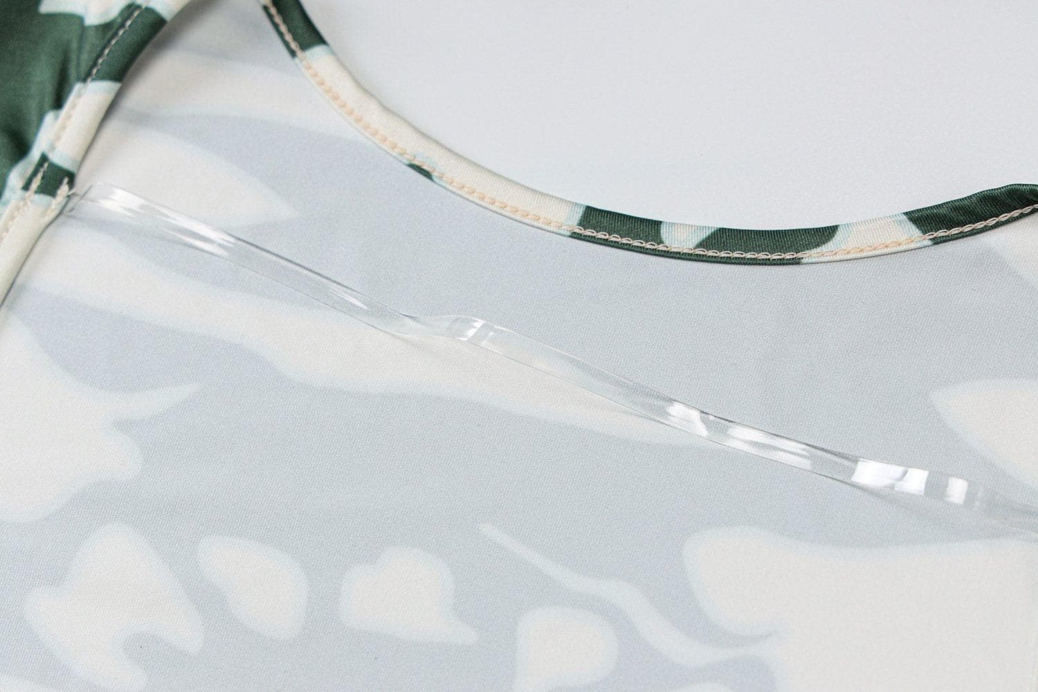 Statement Abstract Print Maxi Dress - Backless Long Sleeve Bodycon for Fall/Holiday