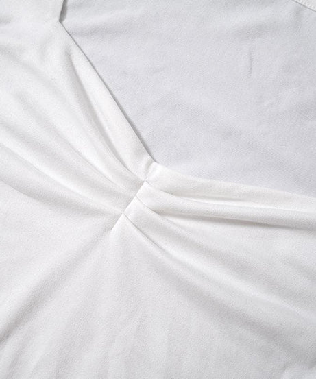 Fall Favorite Ruched Square Neck Long Sleeve Top | Flattering Bodycon Chic