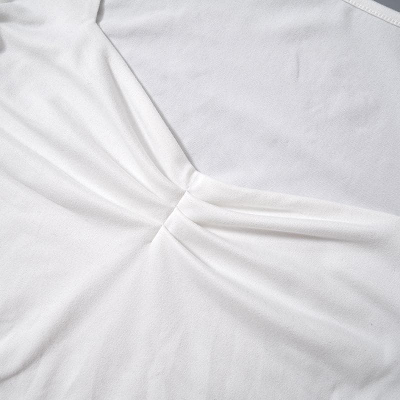 Fall Favorite Ruched Square Neck Long Sleeve Top | Flattering Bodycon Chic