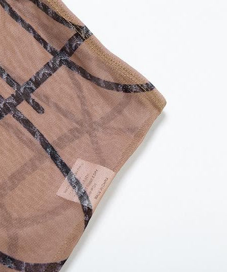 Bewitching Sheer Mesh Spiderweb Print Cami & Midi Skirt Set - Your Ultimate Fall & Halloween Statement