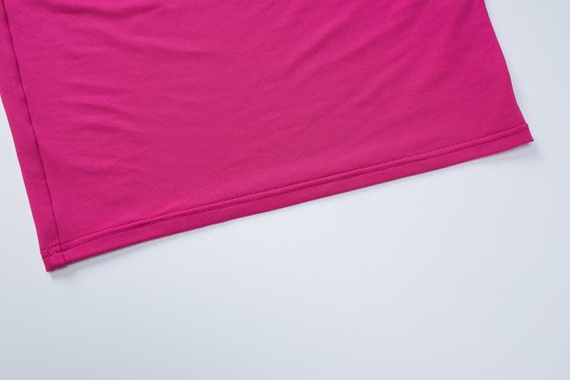 Elegant Magenta Backless Maxi Dress with Delicate Floral Applique Straps - Fall & Holiday Ready