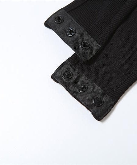 Edgy Chic Ribbed Cut-Out Bodysuit - Your Fall Statement Piece