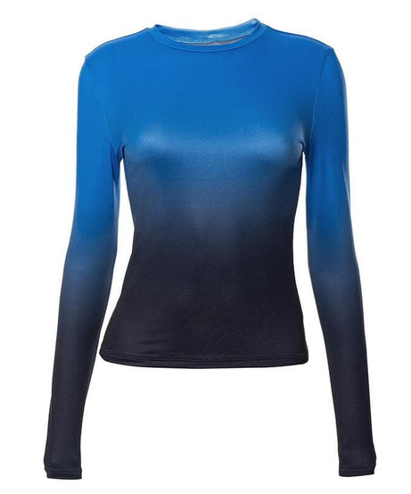 Ocean Sunset Ombre Long Sleeve Top - Your Chic Fall & Winter Wardrobe Staple