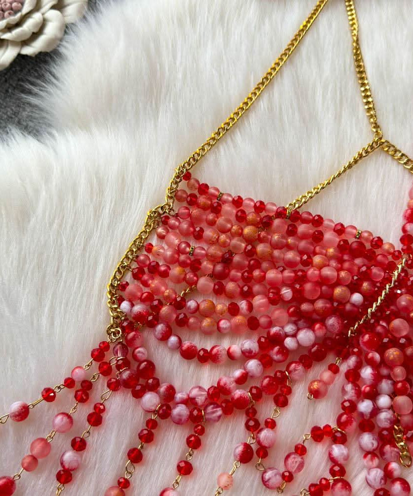 Emerald Dream Beaded Halter Top | Dazzling Resort & Festival Statement Piece for Women