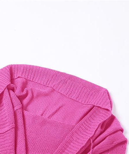 Edgy Knit Sleeveless Hooded Crop Top for Fall – Chic Streetwear Essential