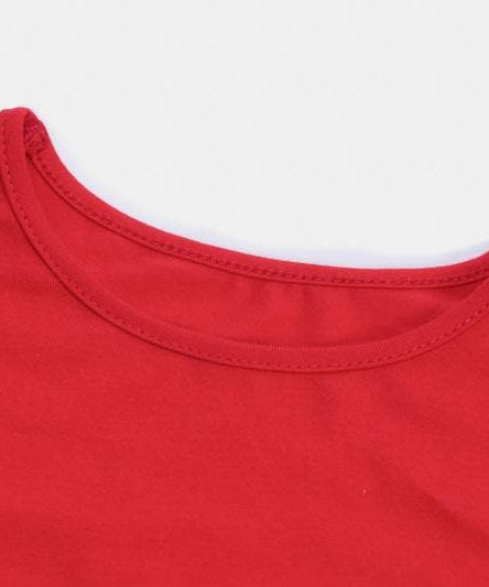 Effortless Chic: Scarlet Red Long Sleeve Crewneck Bodysuit - Your Fall Wardrobe Essential