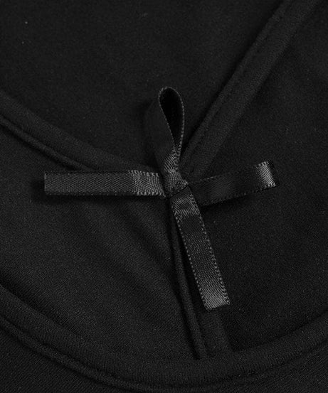 Autumn Bow Halter Long Sleeve Top - Chic & Flattering Fall Fashion Essential