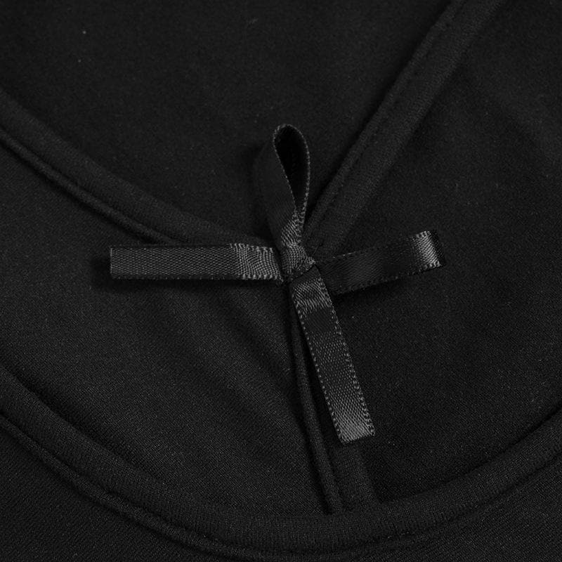 Autumn Bow Halter Long Sleeve Top - Chic & Flattering Fall Fashion Essential