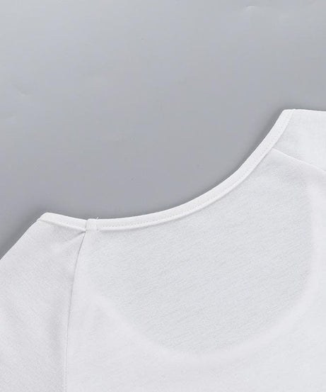 "WET" Statement Crop Top | Y2K Scoop Neck Raglan Tee for Fall & Halloween