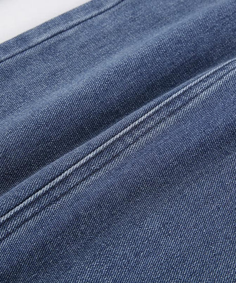 Fall Trend: Women's High-Rise Baggy Cargo Jeans - Y2K Faded Denim