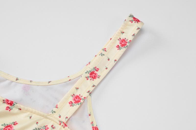 Chic Vintage Rose Floral Maxi Slip Dress - Fall Ready Style