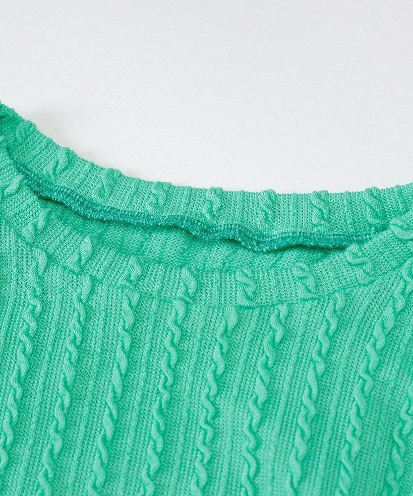 Mint Green Ribbed Knit Sleeveless Midi Dress - Effortless Fall Chic & Versatile