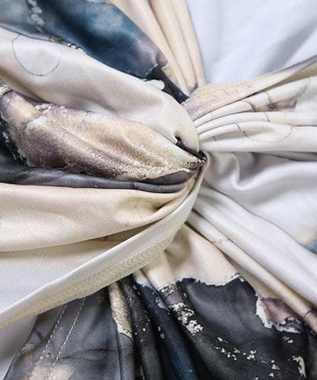 Statement Halter Cut-Out Midi Dress with Metallic Hardware – The Ultimate Fall Party Look