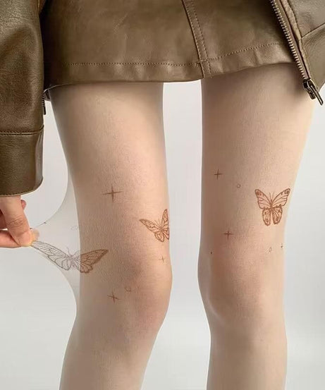 Enchanting Butterfly Sheer Tights | Delicate Fall Fashion & Holiday Sparkle